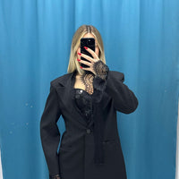 Blazer Nero Lace Elegance-25180