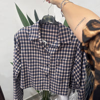 Camicetta “Brown Fields” - 25735