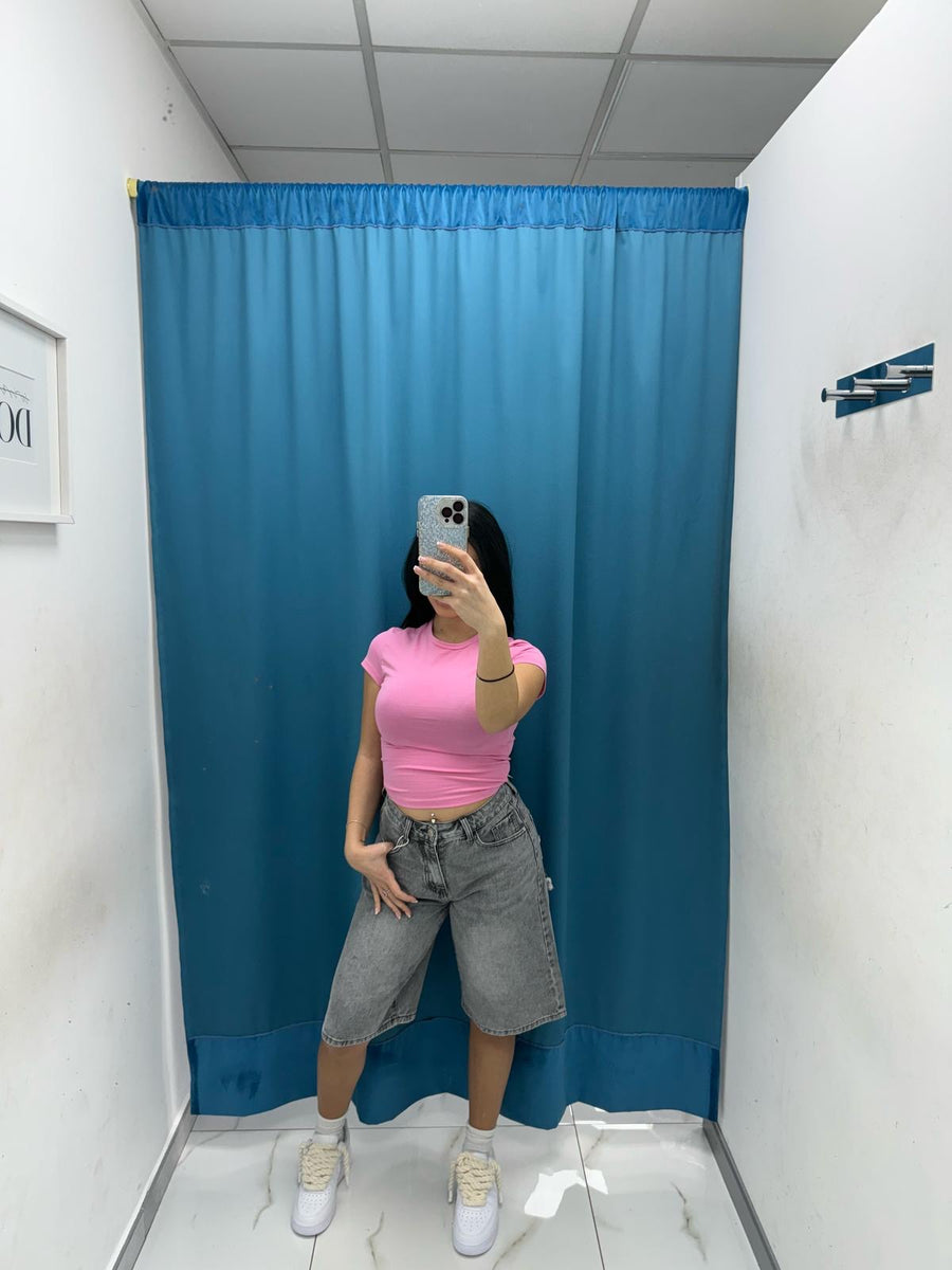 Shorts denim grigio 1210