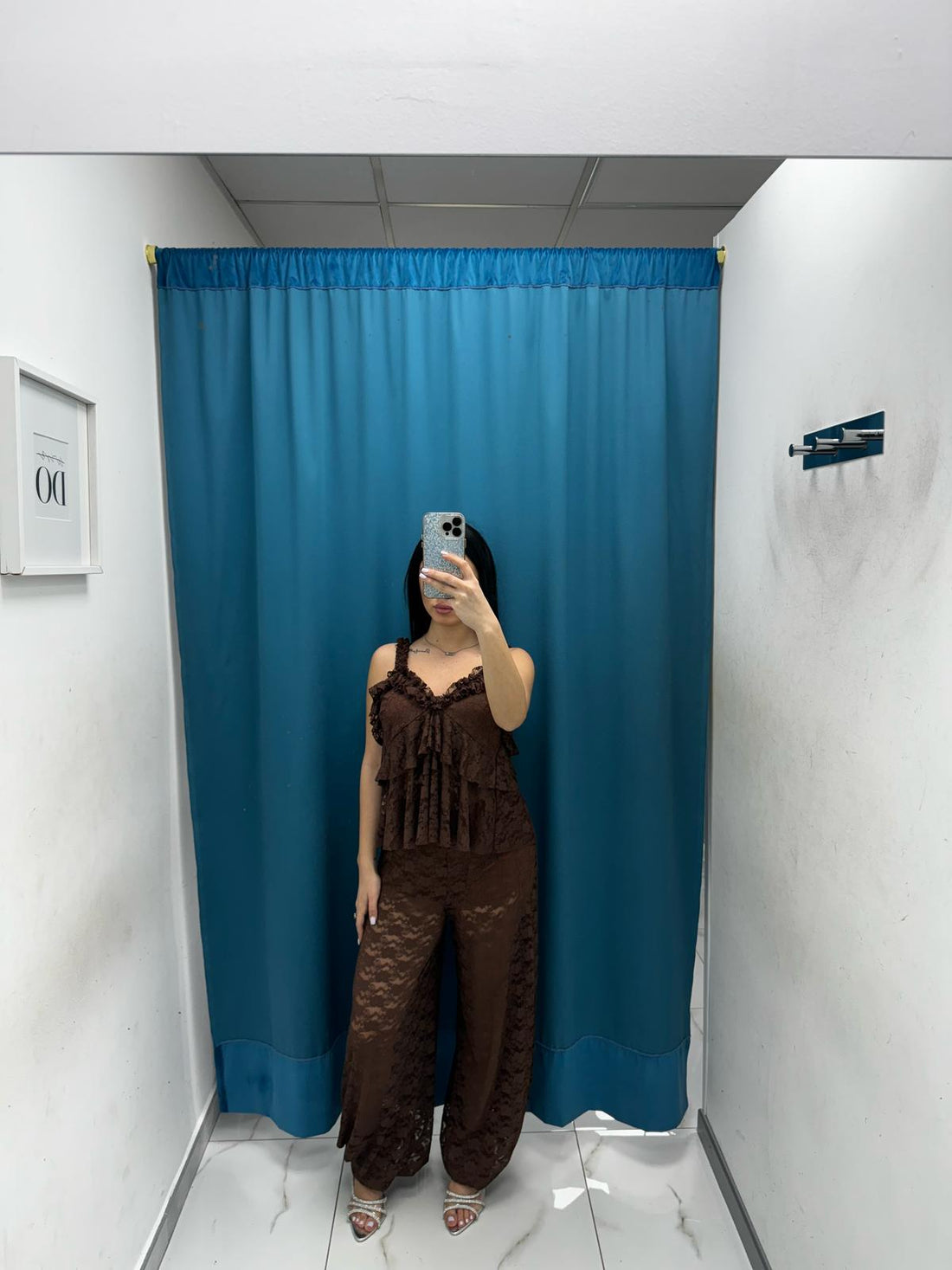 Pantalone palazzo in pizzo lumina 2874