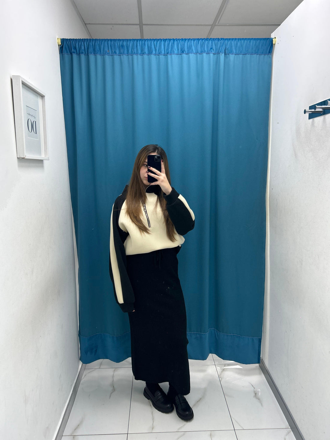 Gonna longuette in lana 017