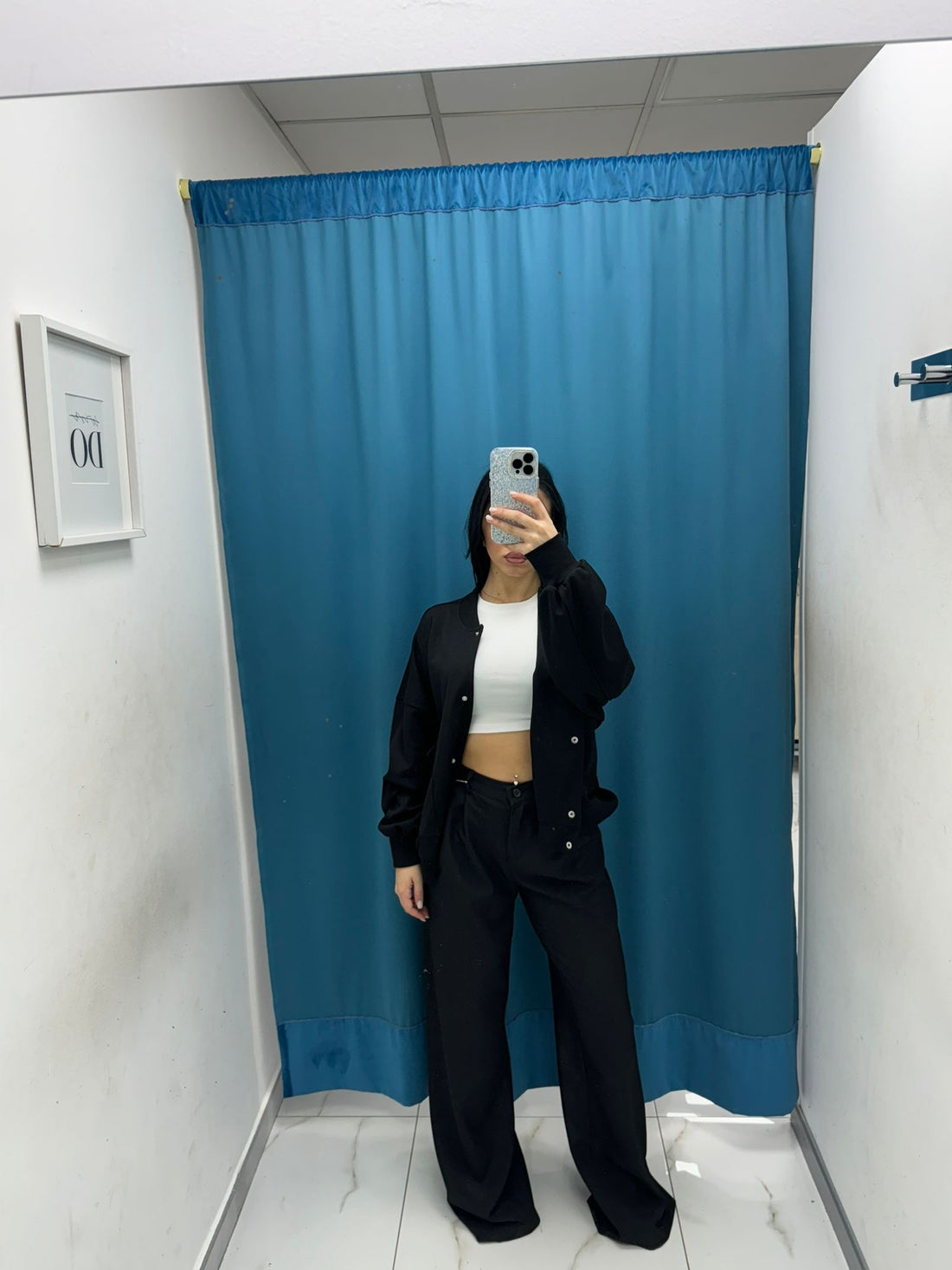 Pantalone wide leg 13127
