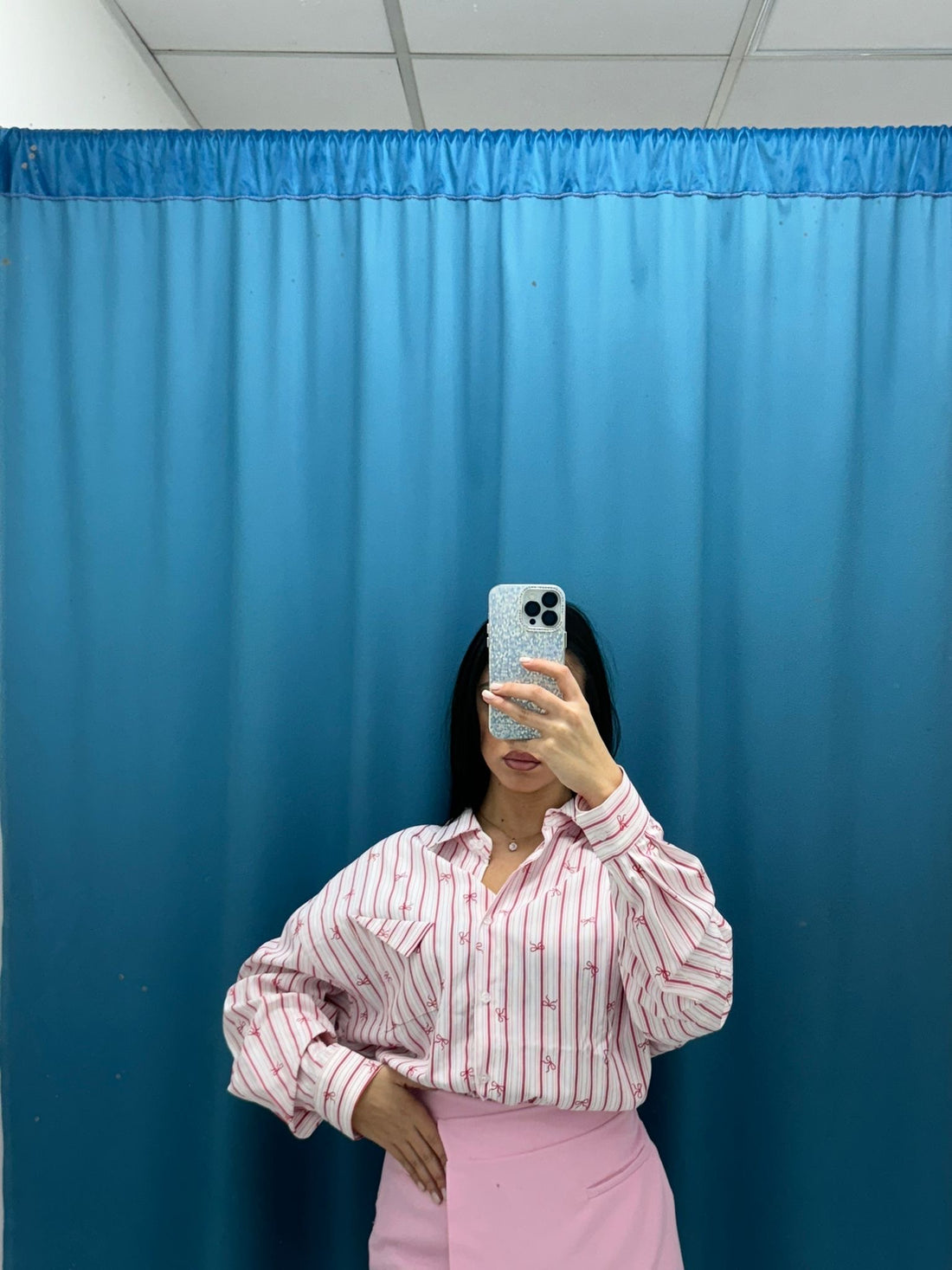 Camicia con fiocchetti 8725