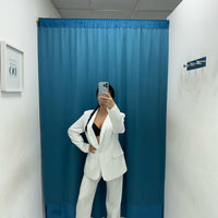 Tailleur giacca e pantalone bianco 85613