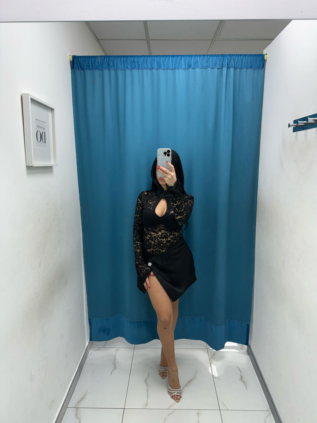 Vestito con pizzo 11163