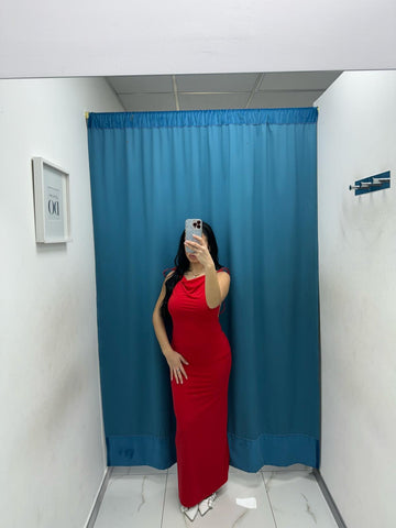 Vestito con scollo sul retro 6536