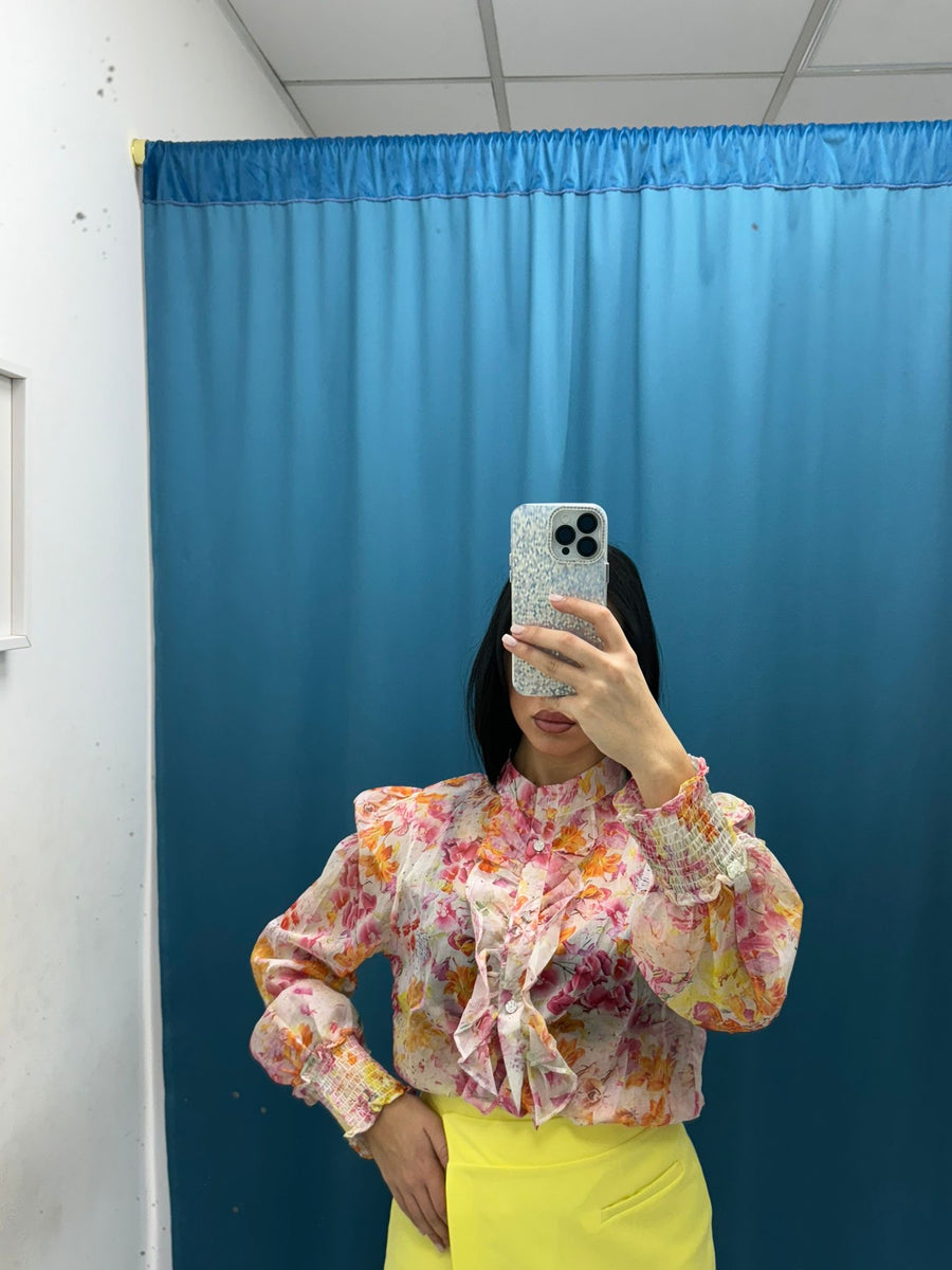 Camicia a fiori 81202