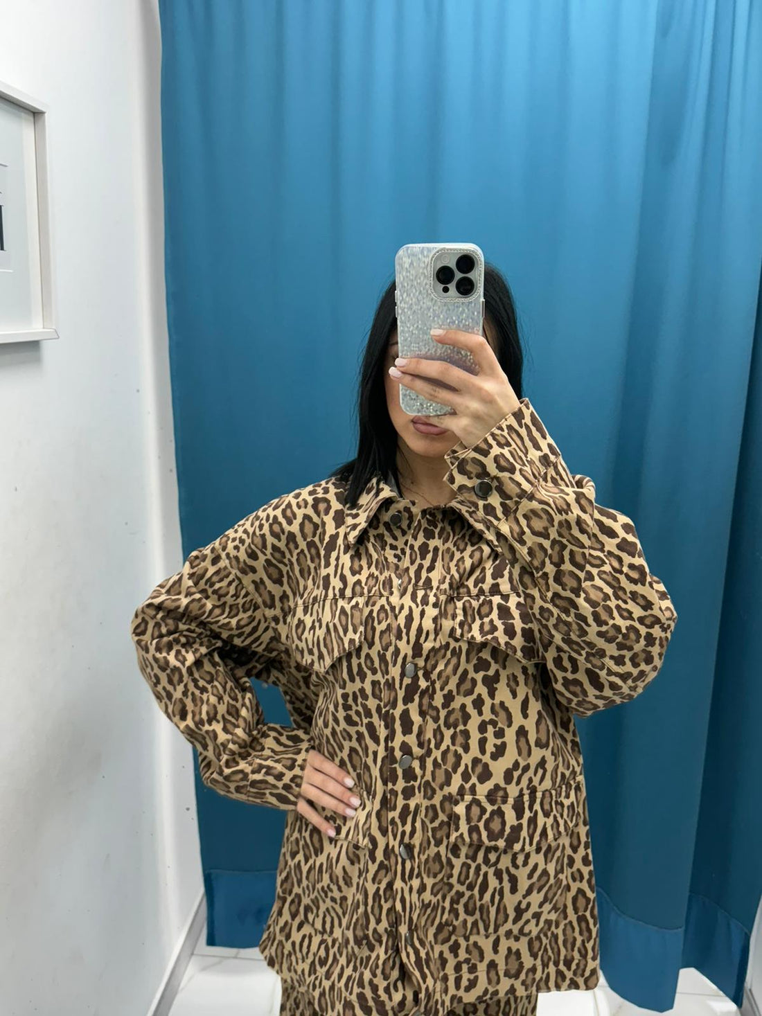 Camicione animalier oversize by Lumina 2280