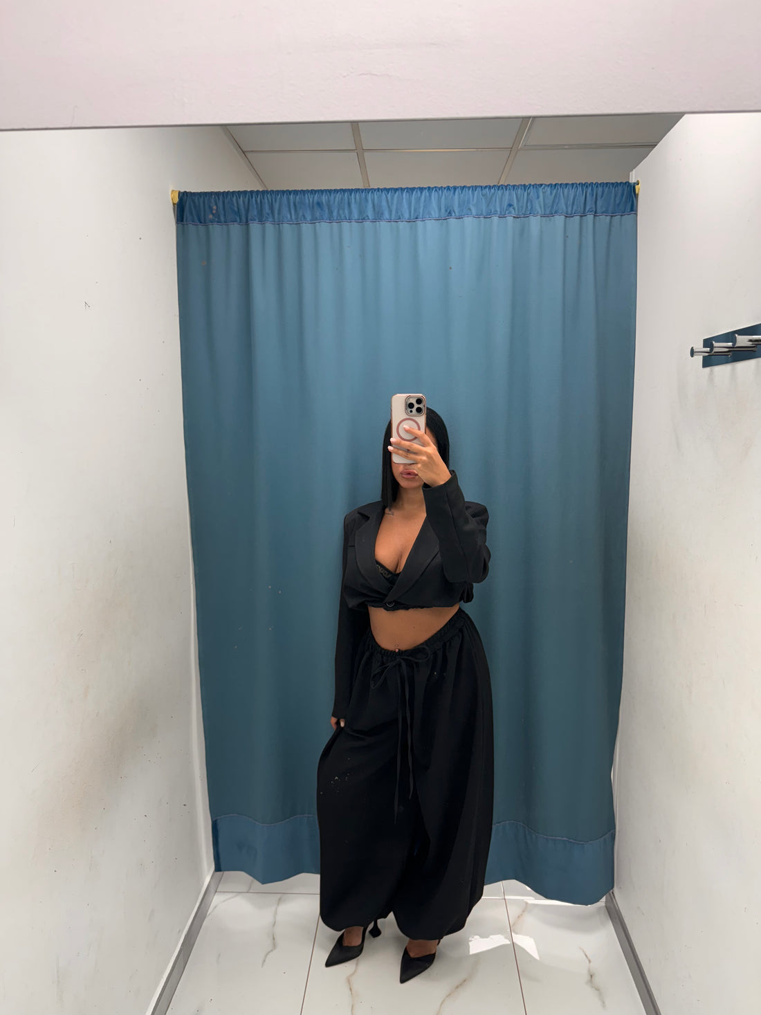 Tailleur ‘Luna’ – Giacca Corta & Pantalone Balloon-96994