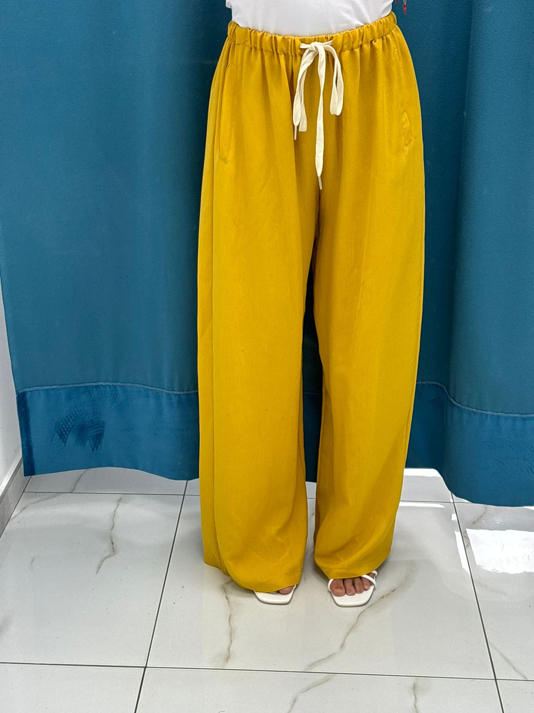 Pantalone in lino -5986