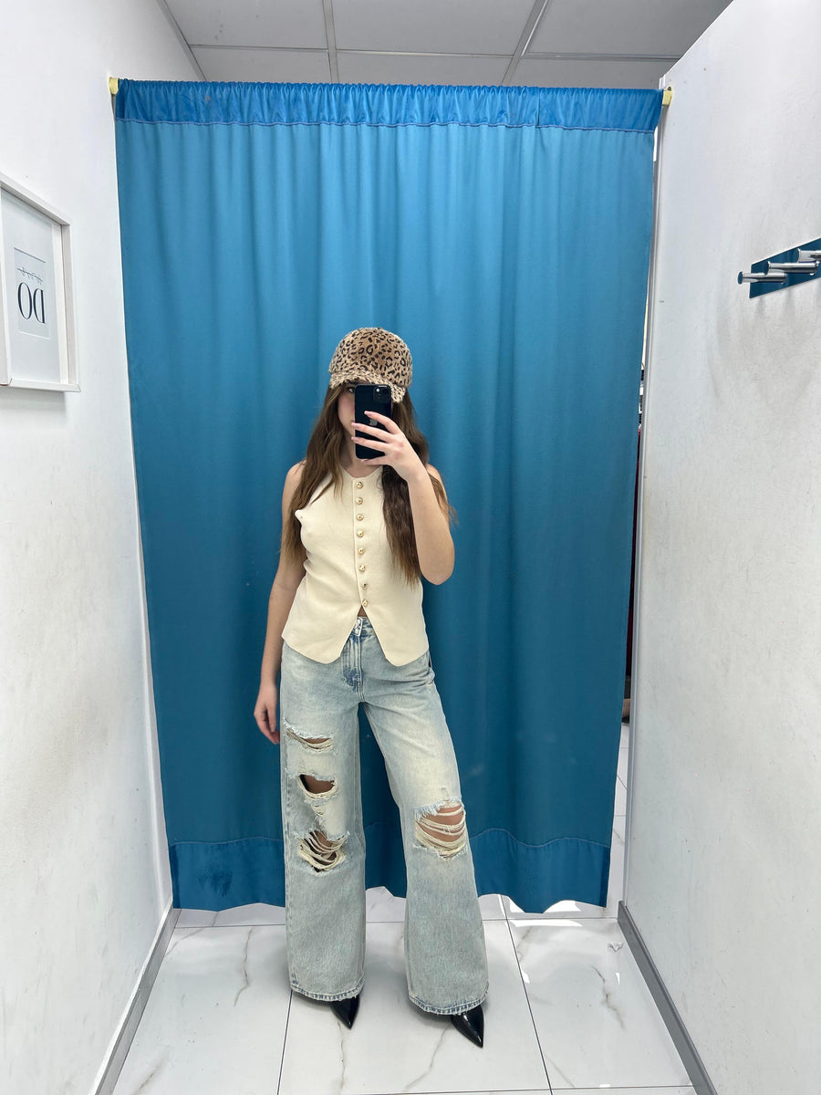 Gilet con bottoni 1600