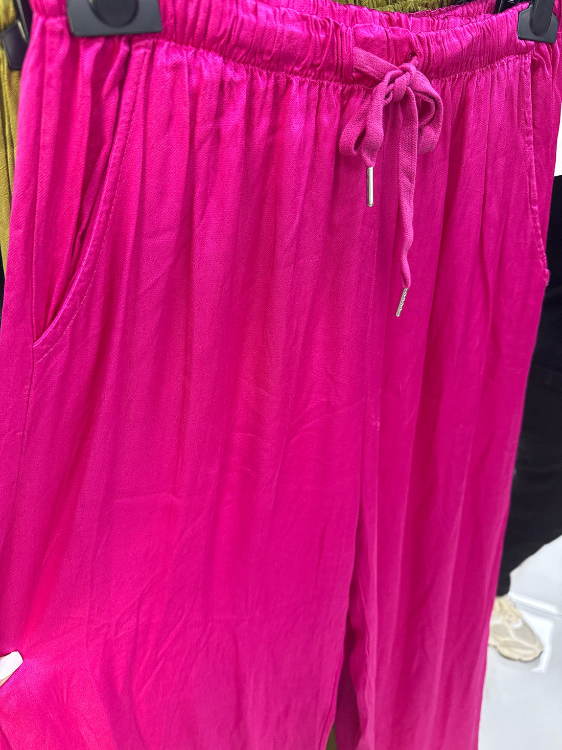 Pantalone palazzo satin 24205