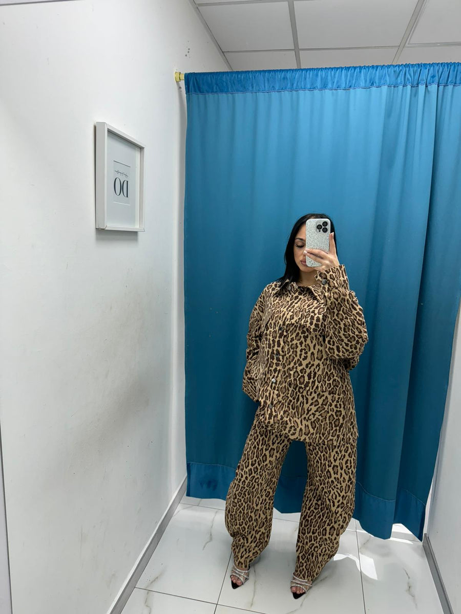 Camicione animalier oversize by Lumina 2280