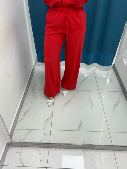 Pantalone simil lino 5816