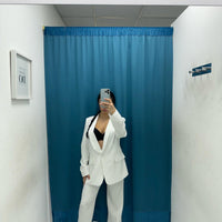 Tailleur giacca e pantalone bianco 85613