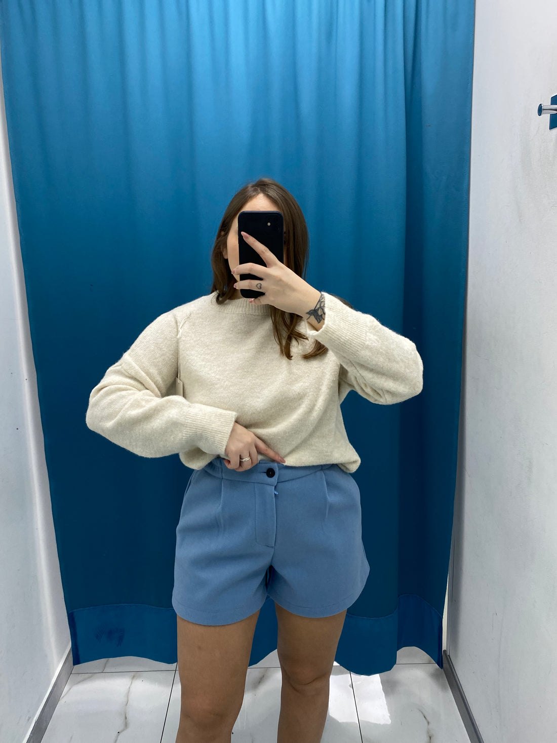 Shorts in lana