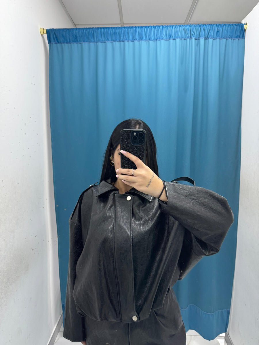 Giacca"Oversize Nero Notte"-2666