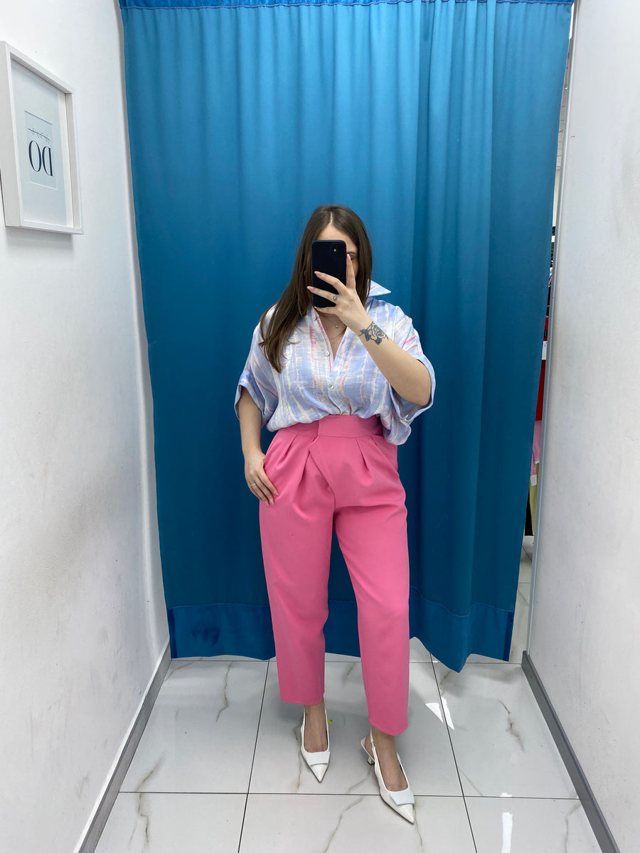 Pantalone slouchy 9104