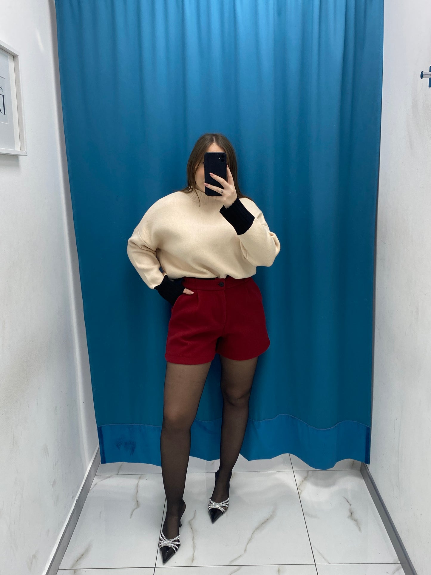 Shorts in lana