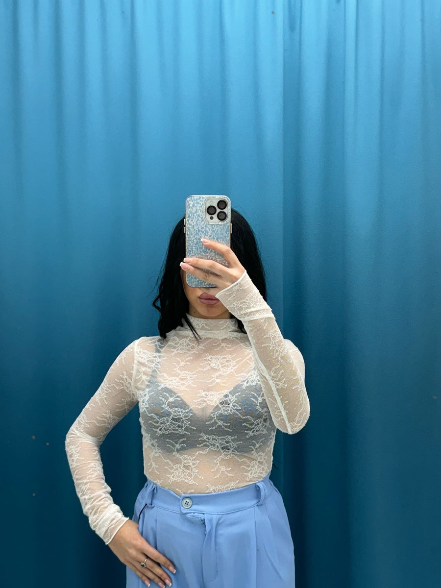Maglia in pizzo 17112