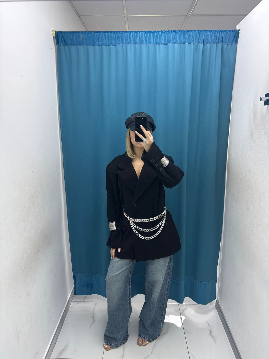 Blazer Noir Oversize - 583