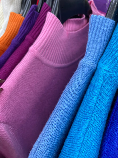 Maglia mezzo collo vari colori