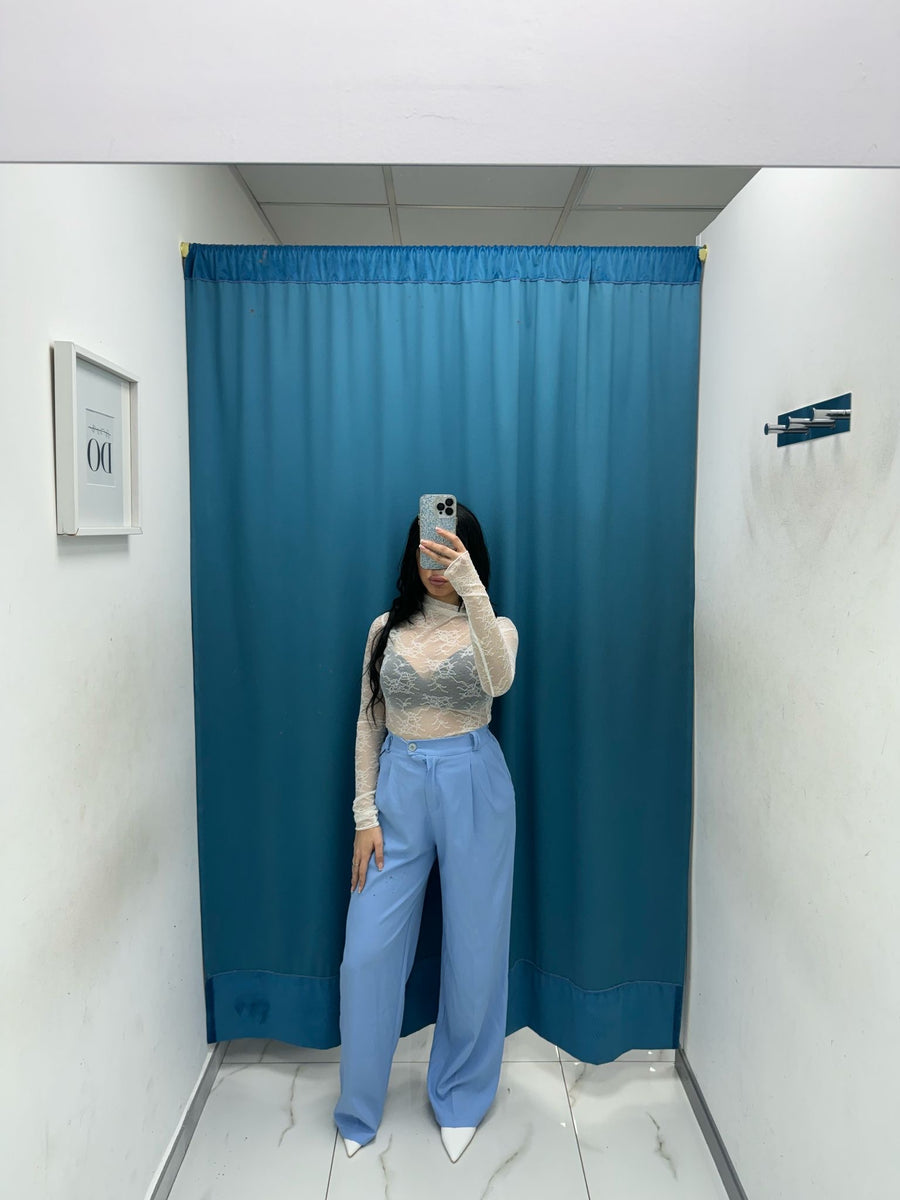 Pantalone wide leg 15592