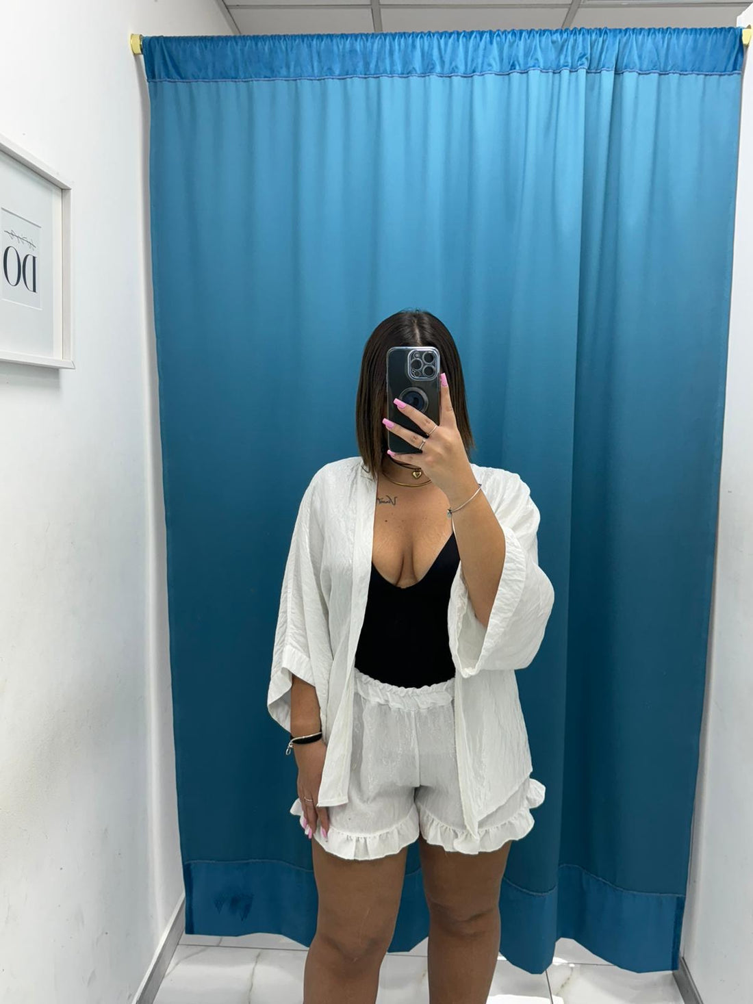 Shorts rouches satin 305555
