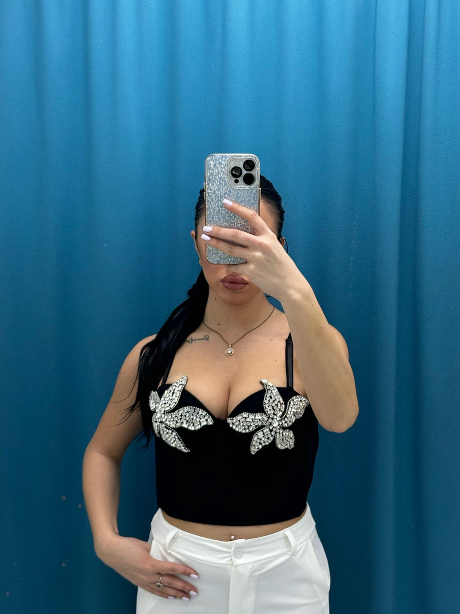 Corsetto con strass 0103