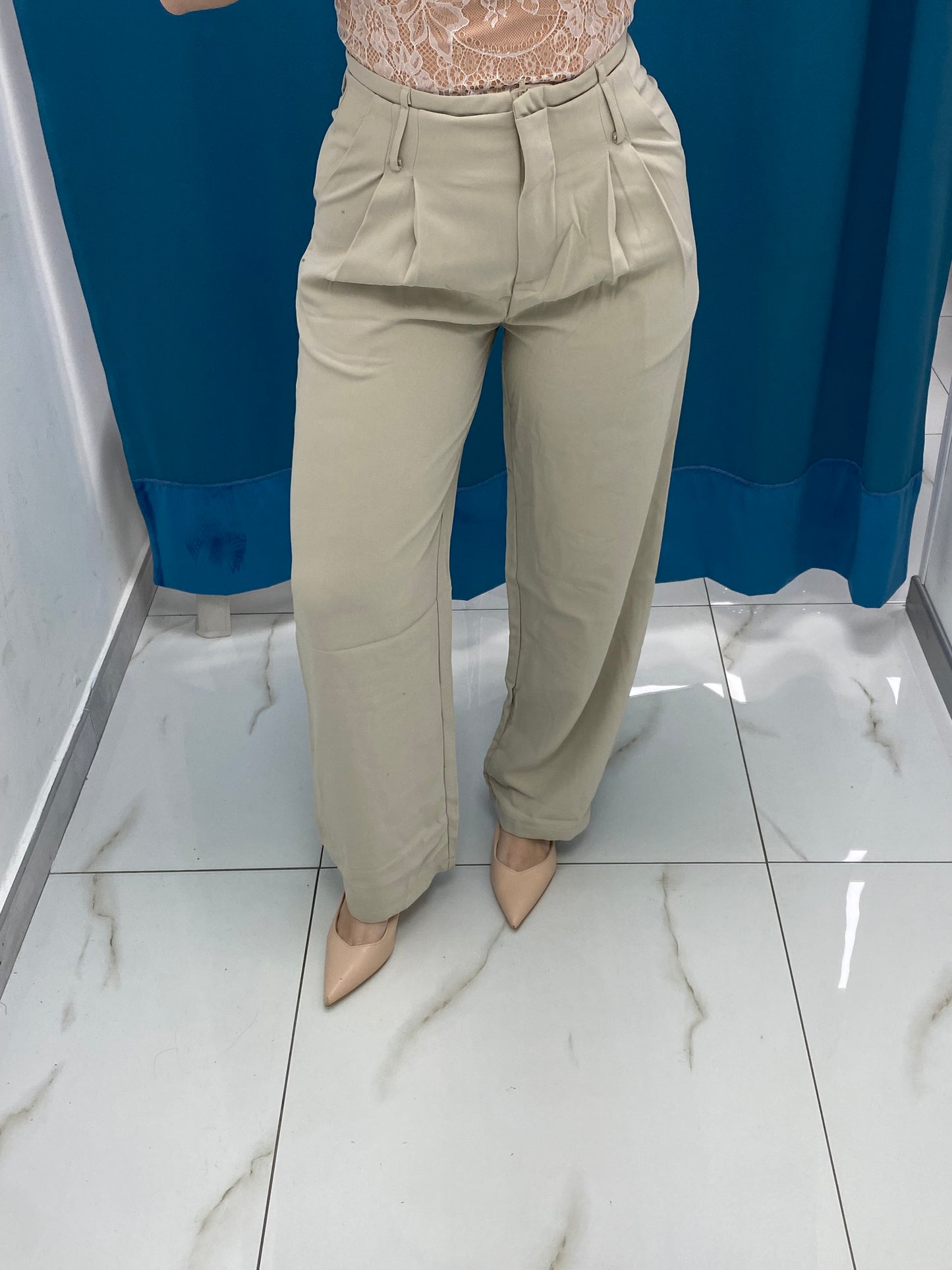 Pantalone wide leg 4916