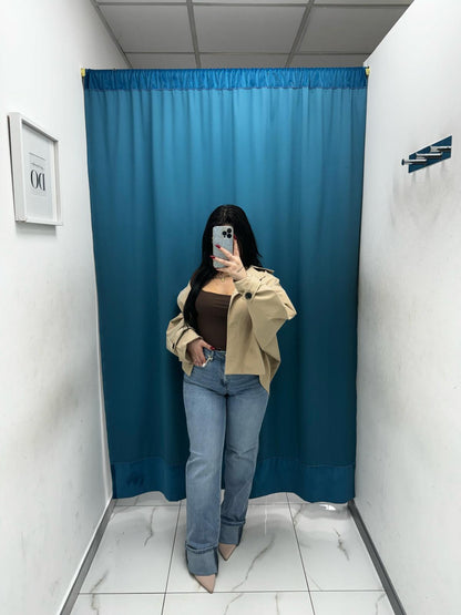 Jeans con risvolto denim 10523
