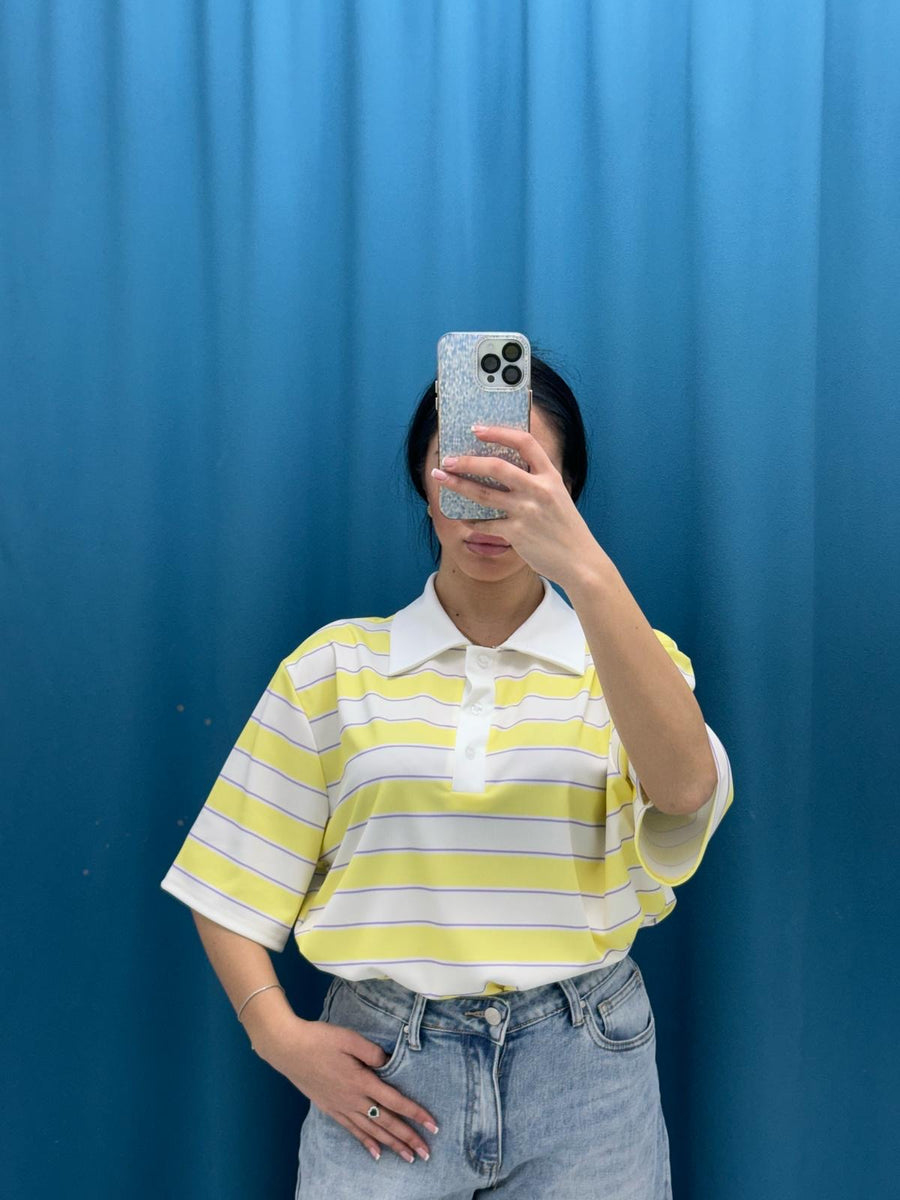 Polo a righe 66285