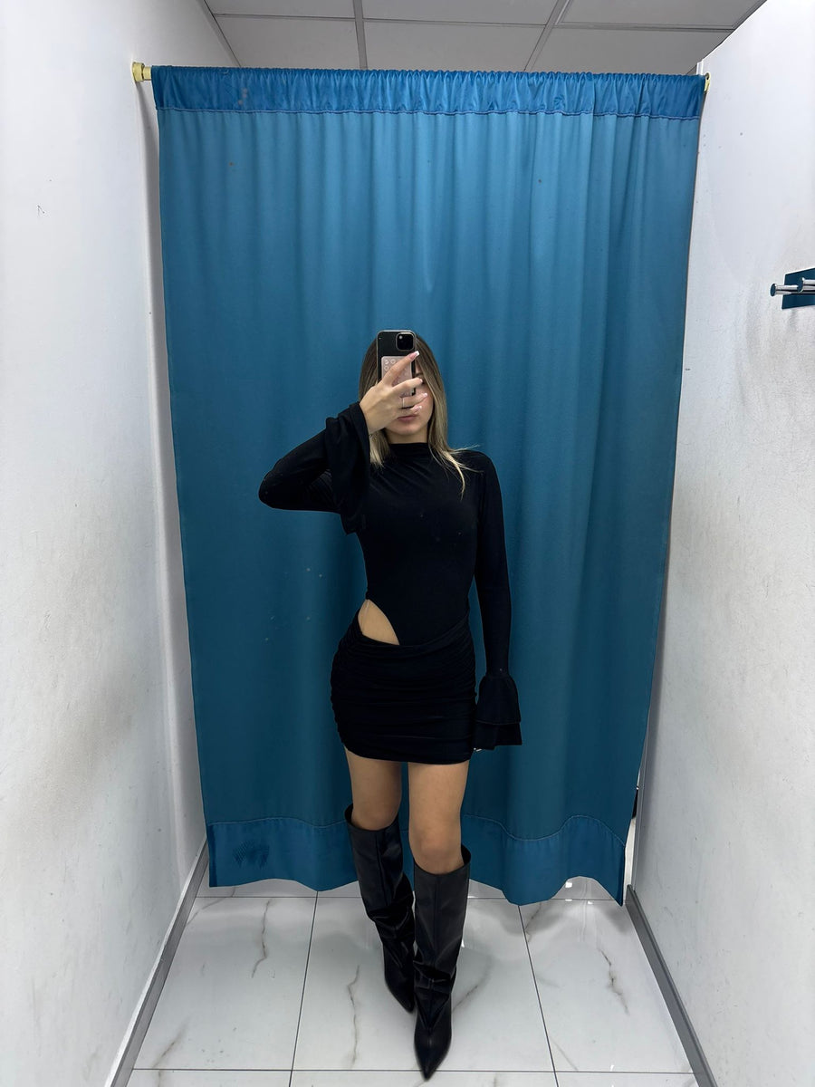 Velvet Line Dress - 1799