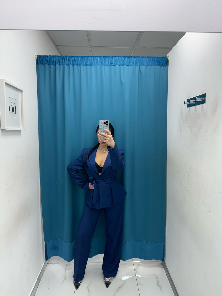 Tailleur con cintura 13158