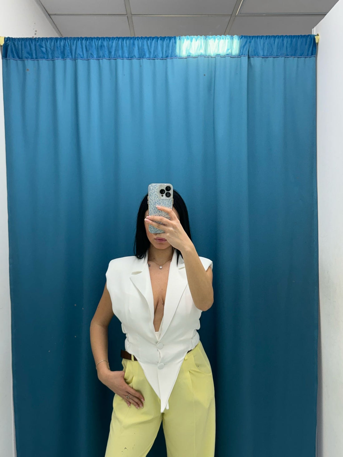 Gilet con scollo 6784