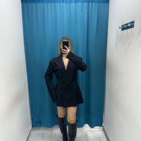 Blazer Dress Lace-Up-87002
