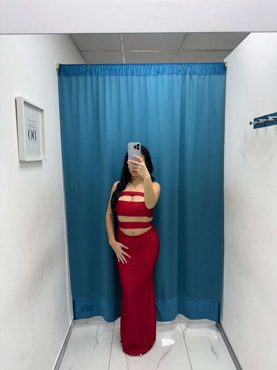Coordinato top e gonna 8828