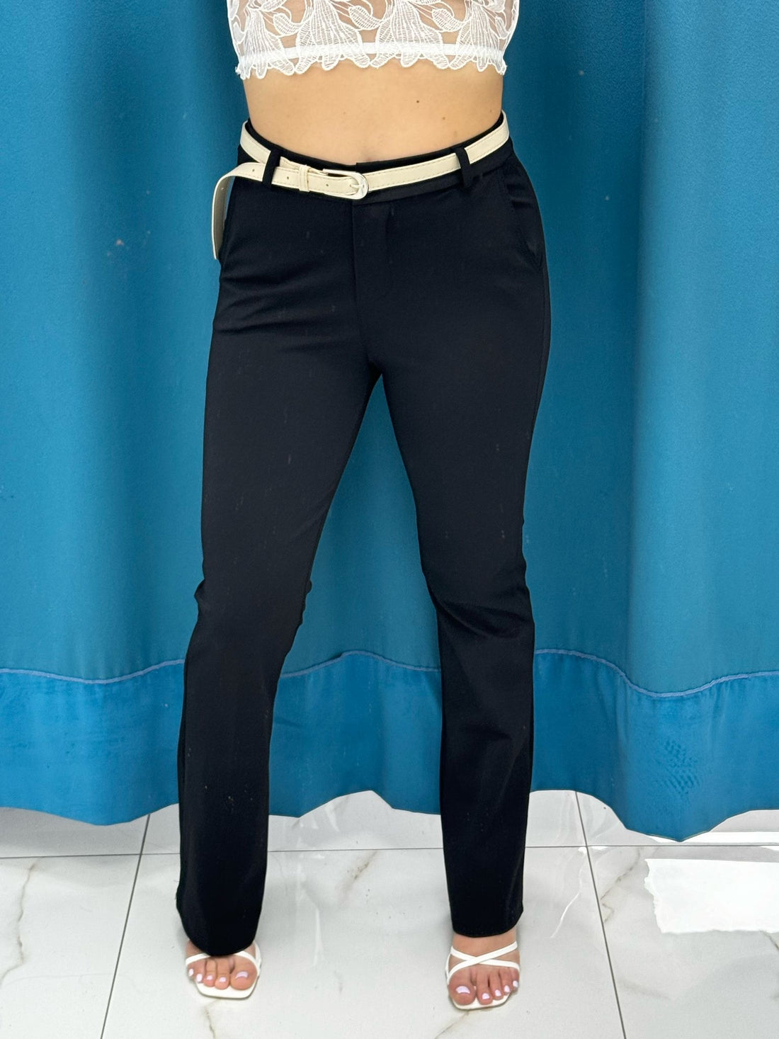 Pantalone slim nero 51134