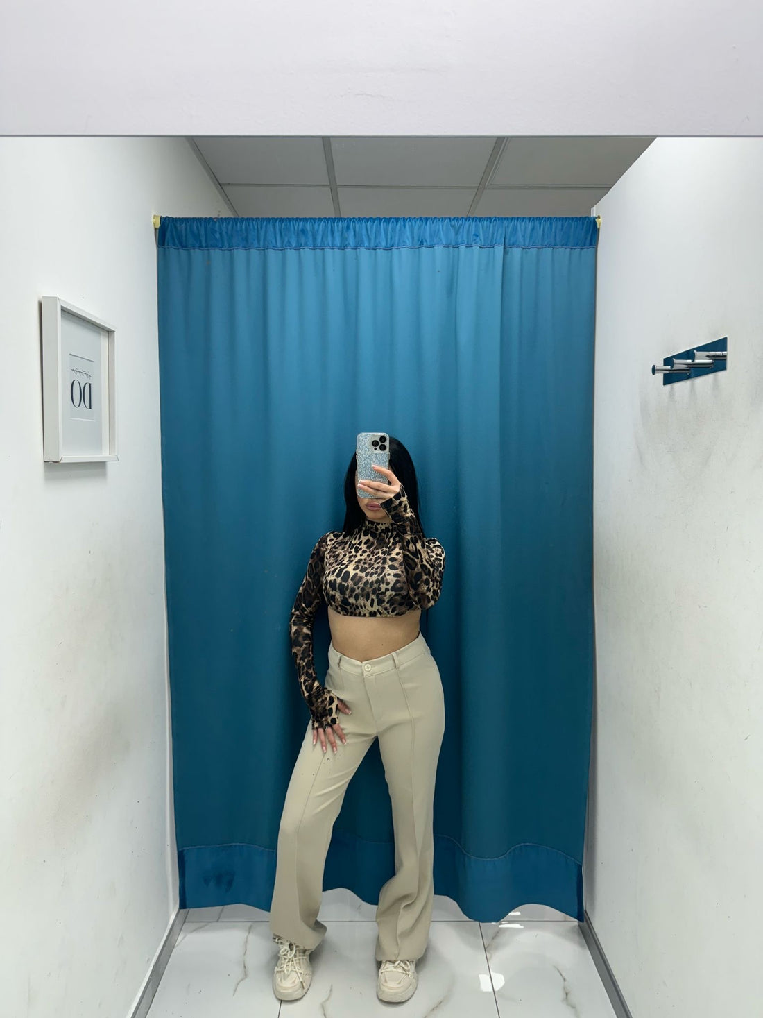 Pantalone a zampa beige 11627