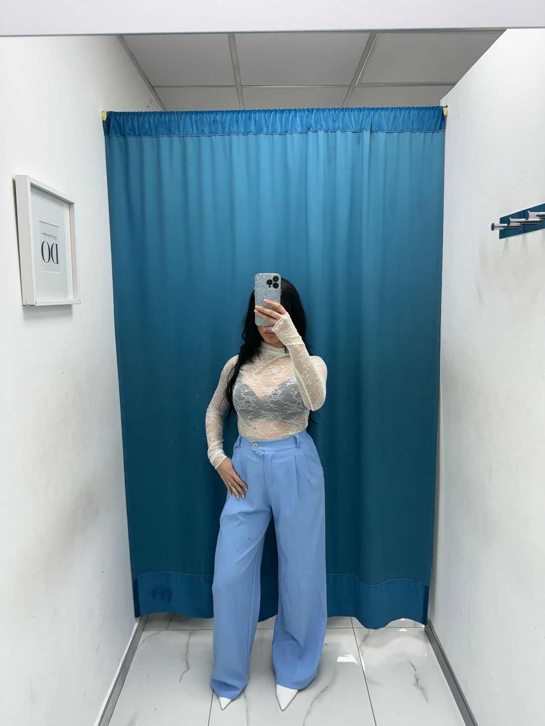 Pantalone wide leg 15592