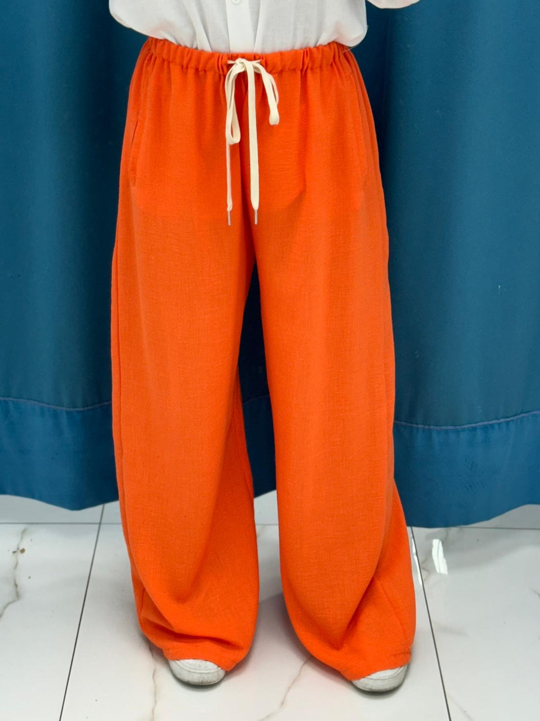 Pantalone in lino -5986