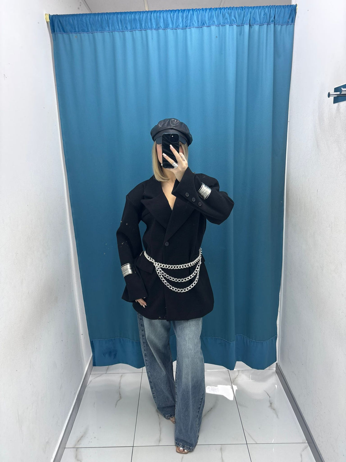 Blazer Noir Oversize - 583