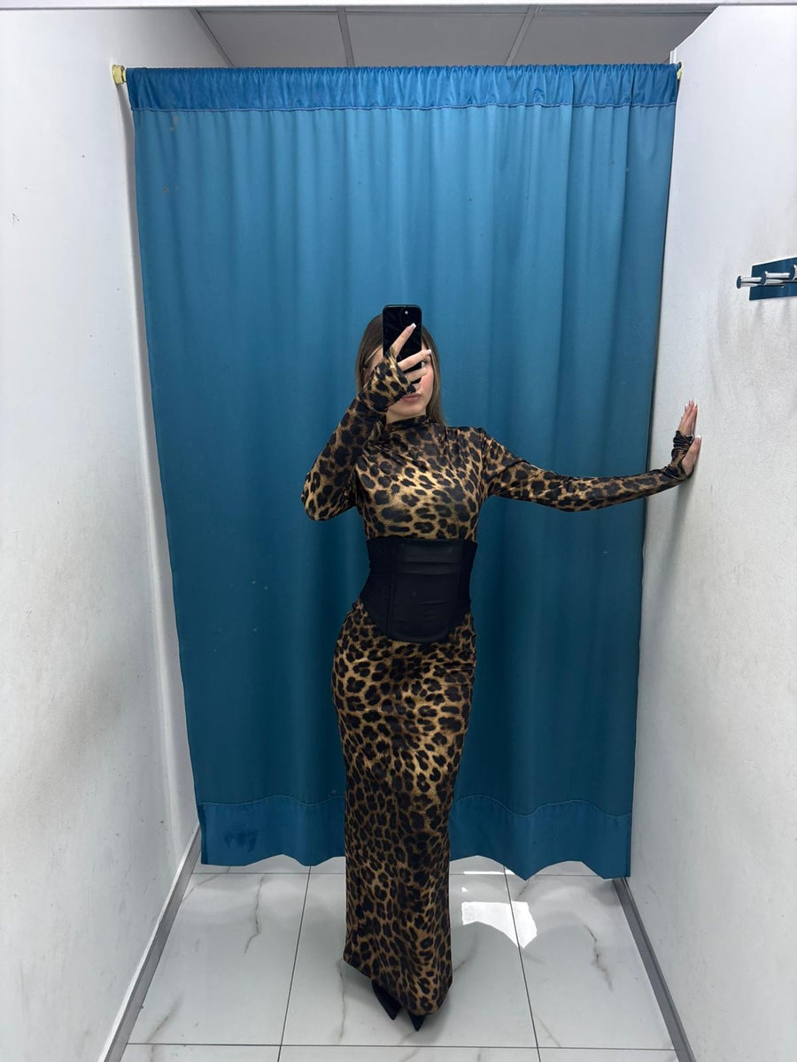 Abito "Leopard Luxe"-2157