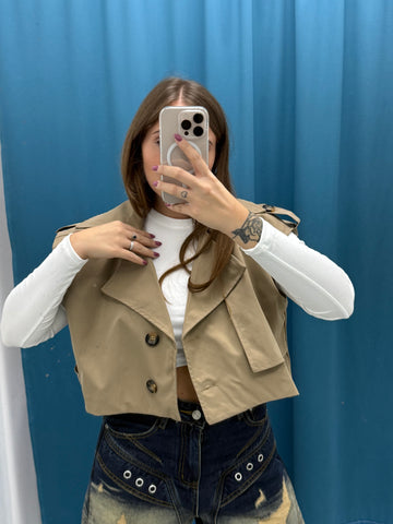 Gilet- Trench corto 2035
