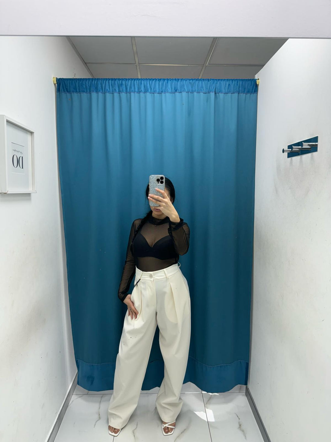 Pantalone slouchy panna Lumina 2220
