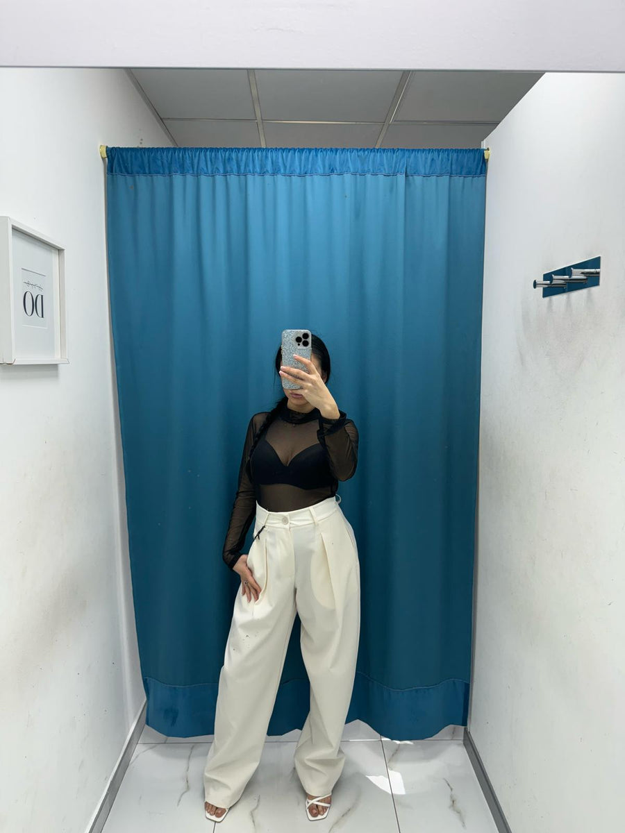 Pantalone slouchy panna Lumina 2220