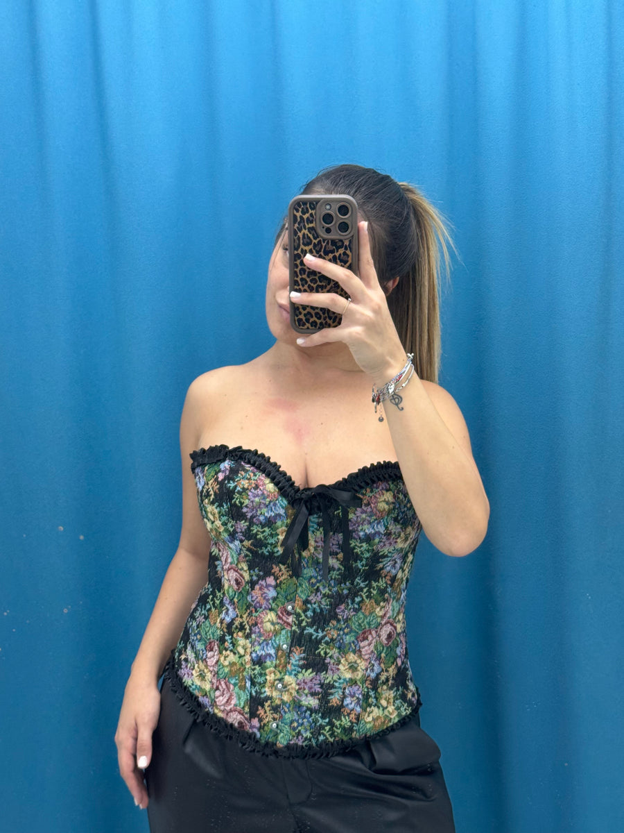 Corpetto “Midnight Bloom” - 522