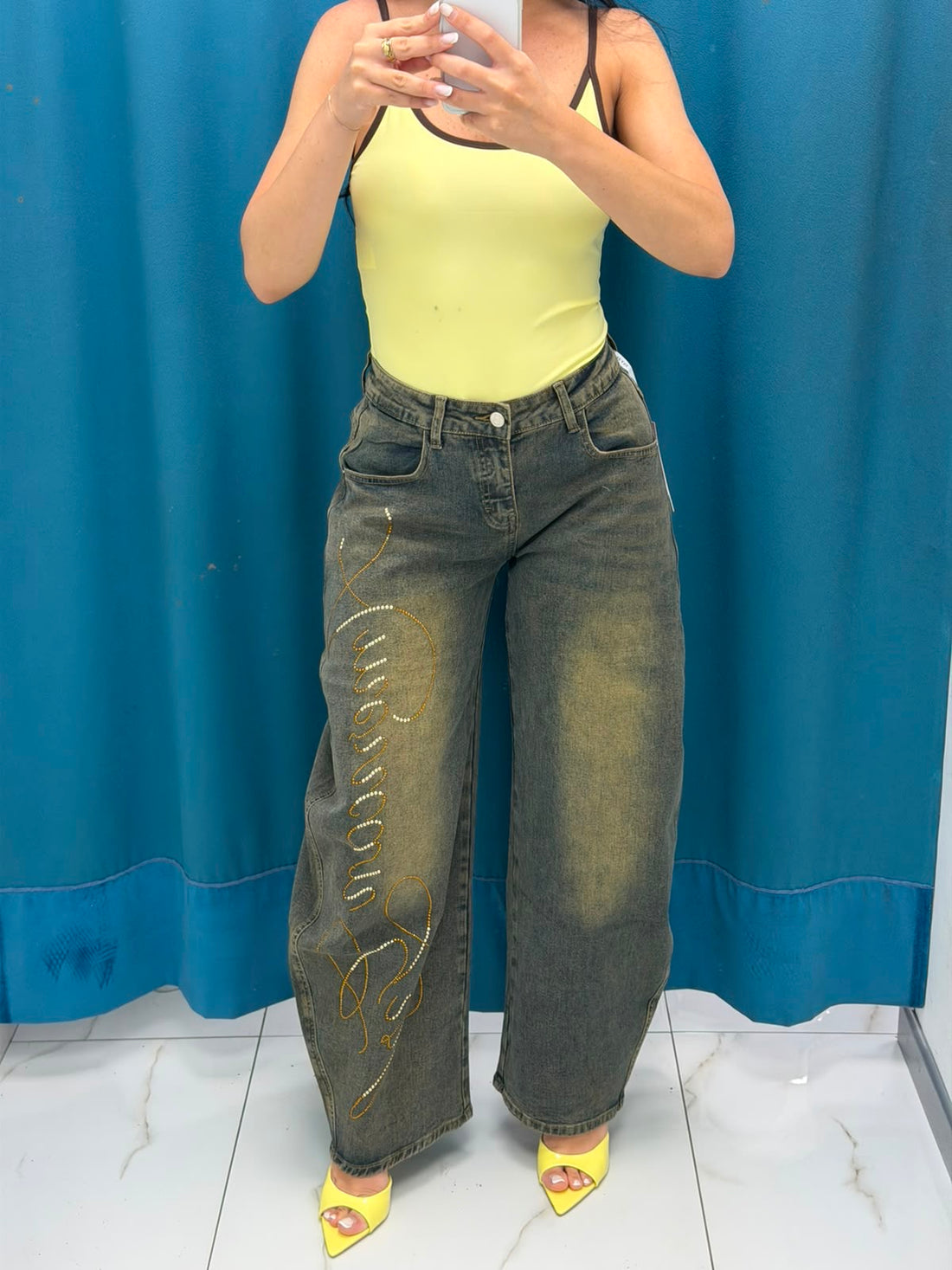 Jeans "Stardust Script"-8301