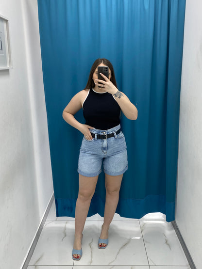 Shorts in denim 2075