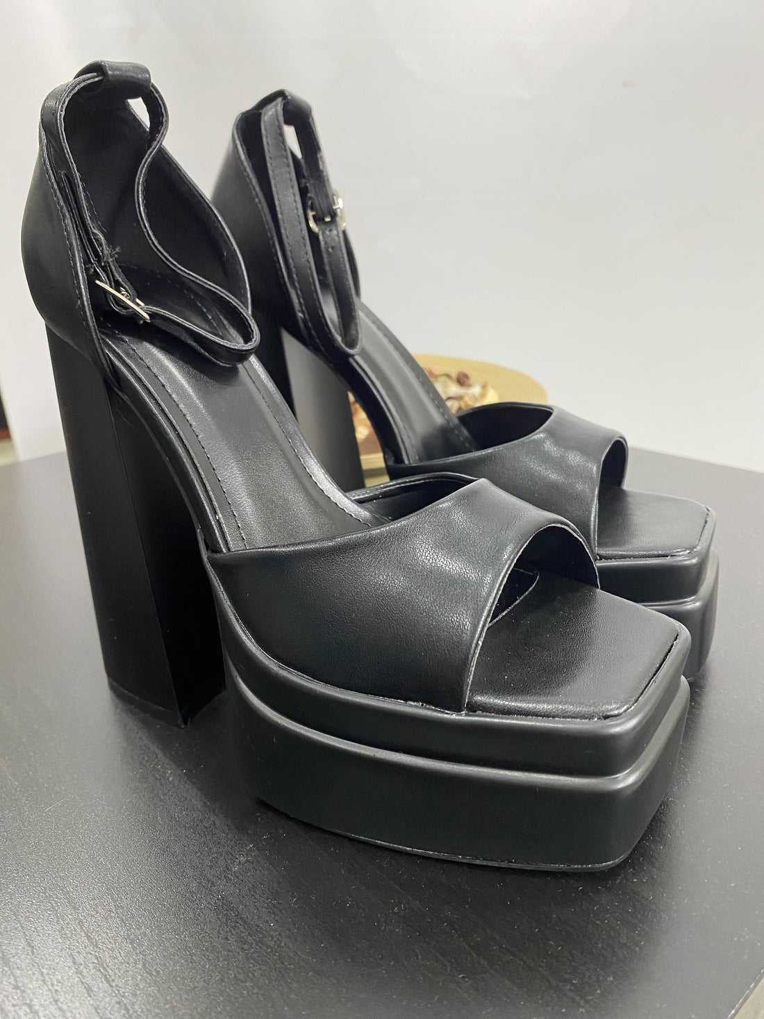 Sandali con Plateau Black